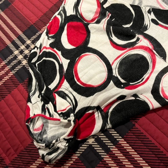 Kenneth Cole Reaction Dolman Sleeve V-Neck 1960s Retro Mini Skirt Dress - Picture 3 of 4